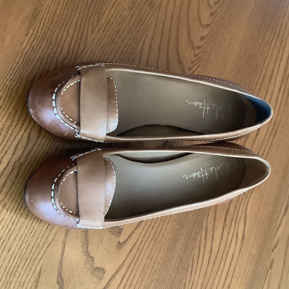 Cole Haan Women's Brown Leather Loafers